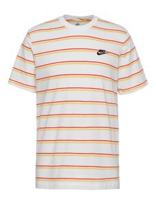 Nike Sportswear Тениска 'Club' жълто / оранжево / черно / бяло