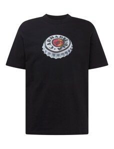 Carhartt WIP Тениска оранжево / червено / черно / бяло