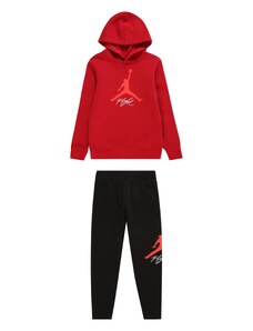 Jordan Облекло за бягане червено / светлочервено / черно / бяло