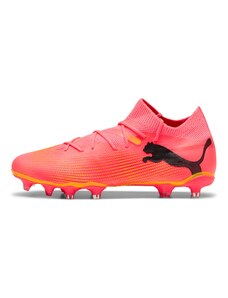 PUMA Футболни обувки 'Future 7 Match' къри / пепел от рози / черно