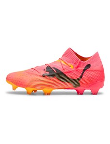 PUMA Футболни обувки 'Future 7 Ultimate' жълто / сьомга / розово / черно