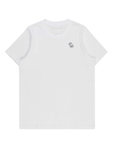 Abercrombie & Fitch Тениска светлосиво / черно / бяло
