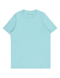 Abercrombie & Fitch Тениска светлосиньо / синьо меланж