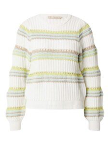 Peppercorn Пуловер 'Signa' светлокафяво / мента / светлозелено / бяло