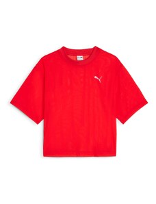 PUMA Тениска 'DARE TO' червено / бяло