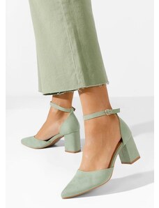Zapatos Oбувки с дебел ток Lenasia зелен