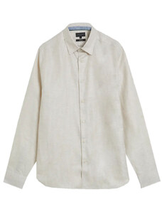 TED BAKER Риза Romeos Ls Linen Shirt 275427 stone