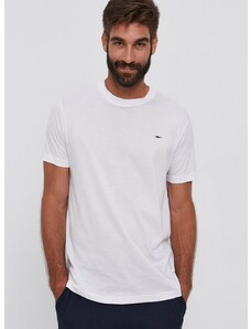 Памучна тениска Paul&Shark в бяло с изчистен дизайн