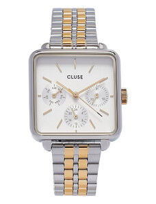 Часовник Cluse La Tétragone CW13803 Silver/Gold