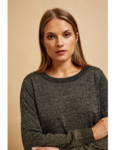 Moodo Sweater with metallic thread