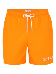 Calvin Klein Swimwear Шорти за плуване тъмнооранжево / бяло