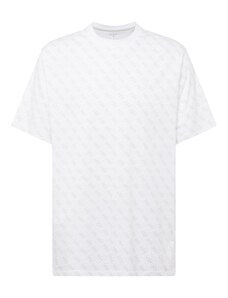 GUESS Функционална тениска 'JESSEN' светлосиво / бяло