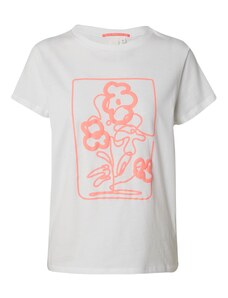 QS Тениска розово / бяло