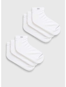 Чорапи Calvin Klein (6 чифта) в бяло 701222232