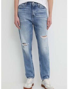 Дънки Calvin Klein Jeans с висока талия J20J223310