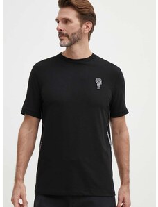 Тениска Karl Lagerfeld в черно с апликация 542221.755026