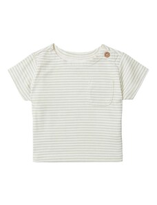 Noppies Тениска 'Bristol' светлокафяво / светлозелено / бяло