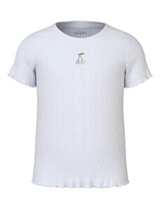 NAME IT Тениска 'VIVEMMA' маслина / бледорозово / бяло