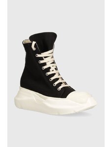 Високи кецове Rick Owens Woven Shoes Abstract Sneak в черно DS01D1840.CBES1.911