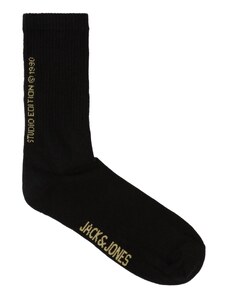 JACK & JONES Къси чорапи 'BORA' светложълто / черно