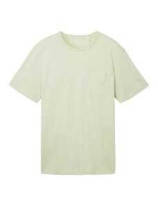 TOM TAILOR Тениска слонова кост / пастелно зелено