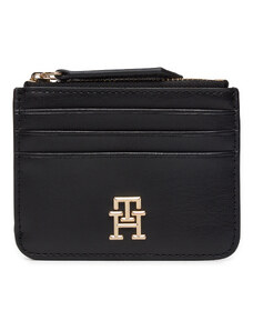 Калъф за кредитни карти Tommy Hilfiger Th Refined Cc Holder AW0AW16016 Black BDS