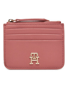 Калъф за кредитни карти Tommy Hilfiger Th Refined Cc Holder AW0AW16016 Teaberry Blossom TJ5