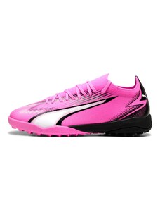 PUMA Футболни обувки 'Ultra Match' неоново розово / черно / бяло