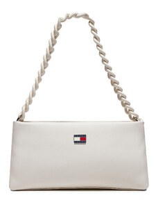 Дамска чанта Tommy Jeans Tjw City-Wide Shoulder Bag AW0AW15937 Ancient White YBH
