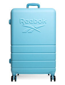 Голям твърд куфар Reebok RBK-WAL-012-CCC-L Светлосиньо