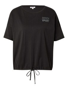 Soccx Свободна дамска риза сиво / черно