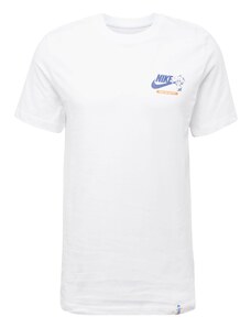 Nike Sportswear Тениска синьо / оранжево / бяло