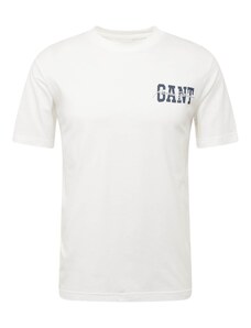 GANT Тениска морскосиньо / бяло