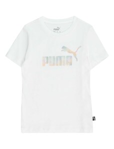 PUMA Тениска 'ESS SUMMER DAZE' зелено / оранжево / розово / бяло