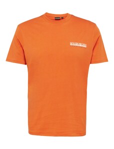 NAPAPIJRI Тениска 'S-GRAS' синьо / тъмнозелено / оранжево / бяло