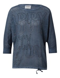 Soccx Пуловер опушено синьо / гълъбово синьо / черно