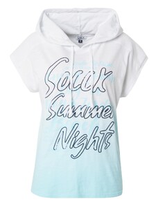 Soccx Тениска нощно синьо / аквамарин / бяло