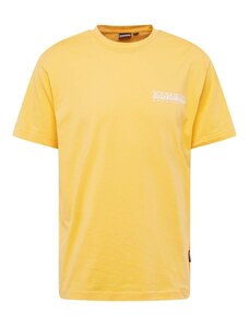 NAPAPIJRI Тениска 'FABER' жълто / зелено / бяло