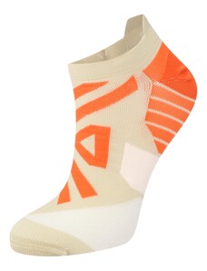 On Спортни чорапи екрю / оранжево / бяло
