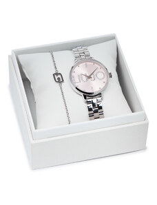 Комплект часовник и гривна Liu Jo Couple Plus TLJ2038 Сребрист