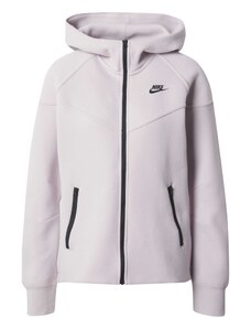 Nike Sportswear Спортно яке 'Tech Fleece' пастелнолилаво / черно