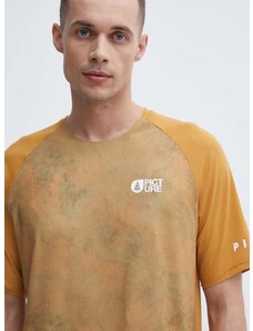 Спортна тениска Picture Osborn Printed в оранжево с десен MTS1076