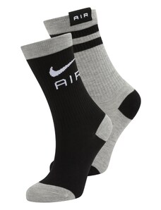 NIKE Спортни чорапи 'Everyday Essentials' сиво / черно