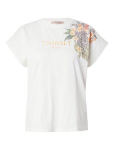 Twinset Тениска златистожълто / зелено / черно / бяло