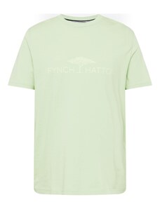 FYNCH-HATTON Тениска пастелно зелено / бяло
