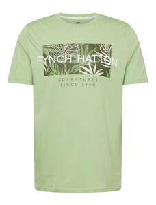 FYNCH-HATTON Тениска светлозелено / тъмнозелено / бяло