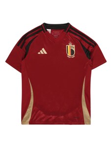 ADIDAS PERFORMANCE Функционална тениска 'Belgium 24 Home' бежово / жълто / червено / черно