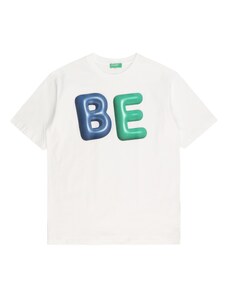 UNITED COLORS OF BENETTON Тениска синьо / зелено / бяло