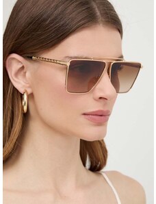 Слънчеви очила Versace в златисто 0VE2266