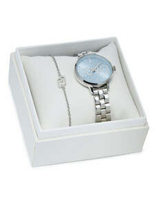 Комплект часовник и гривна Liu Jo Couple Plus TLJ2039 Сребрист